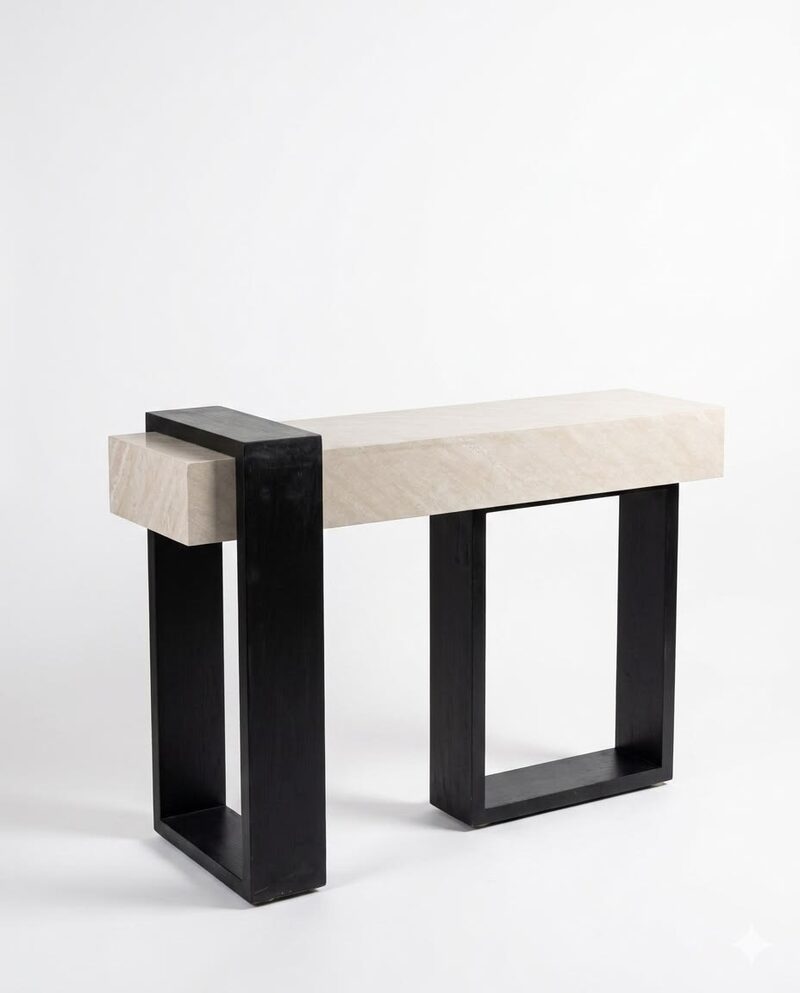 Khung chân kệ console thép sơn tĩnh điện
